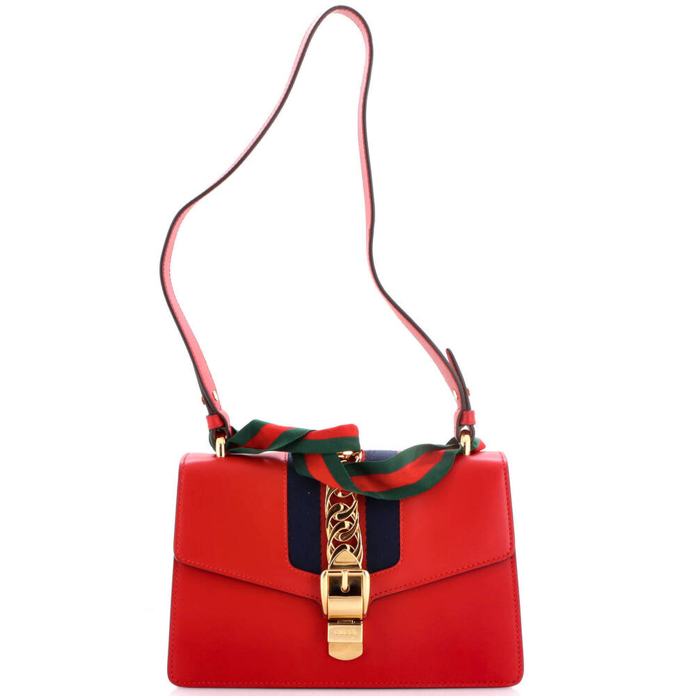 Gucci Small Sylvie Shoulder Bag Leather